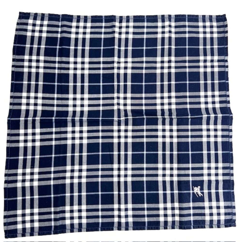 Set: 2 Neckties Burberry Blue  & El  Groco  Italy +1 Burberry  Handkerchief (54 - Picture 13 of 15